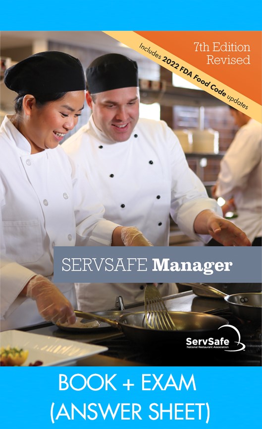 click to see details for ServSafe Manager Book & Exam Ans Sheet 7th Ed Rev.