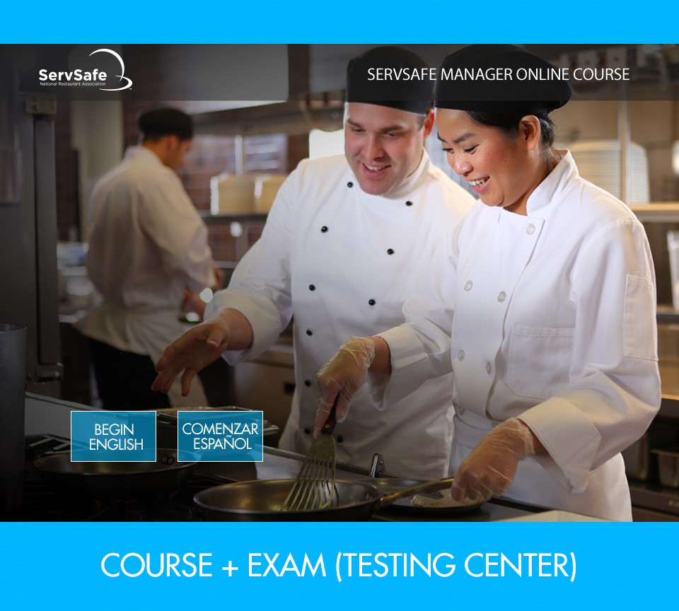 click to see details for ServSafe Manager Online Course & Exam (Test Center)