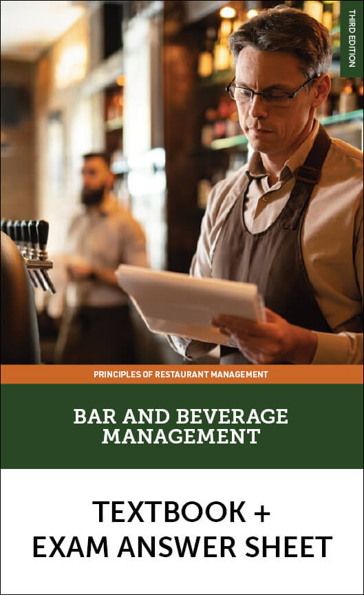 click to see details for Bar & Beverage Management w/ Answer Sheet, 3E