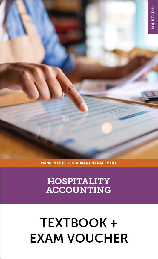 click to see details for Hospitality Accounting w/ Exam Voucher, 3E