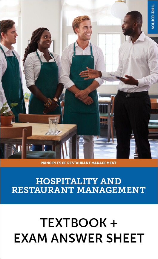 click to see details for Hospitality & Restaurant Mgmt w/ Answer Sheet, 3E
