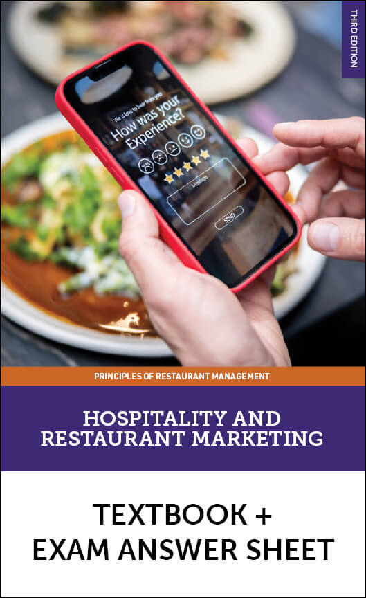 click to see details for Hosp & Restaurant Mrktg w/ Answer Sheet, 3E