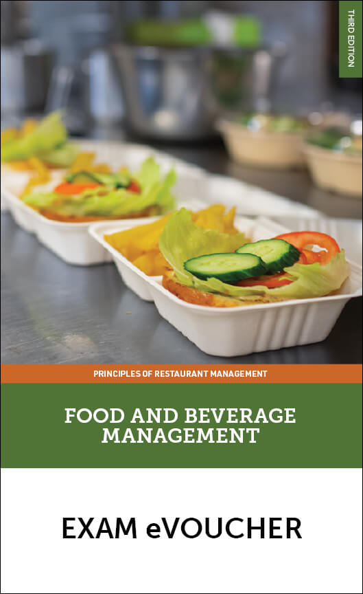 click to see details for Food & Beverage Management Exam eVoucher, 3E