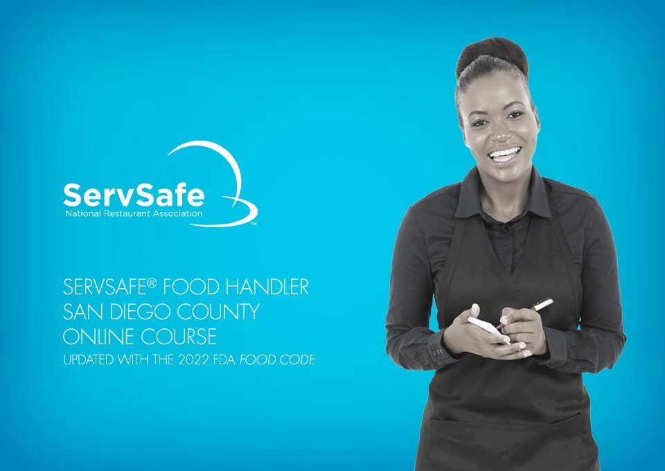 click to see details for ServSafe Food Handler Employee Training Online, San Diego County, 6th Edition
