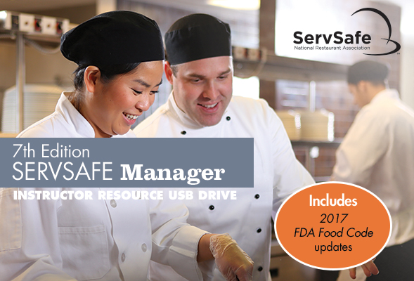 click to see details for ServSafe Manager Instructor Tools USB Drive, 7th Edition
